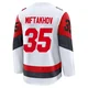 Men's Amir Miftakhov ＃35 White Carolina Hurricanes Premium Away 2025 Jersey
