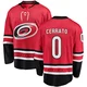 Men's Charlie Cerrato ＃0 Red Carolina Hurricanes Breakaway Home Jersey