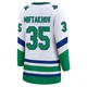 Women's Amir Miftakhov ＃35 White Carolina Hurricanes Breakaway Throwback Jersey