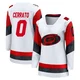 Women's Charlie Cerrato ＃0 White Carolina Hurricanes Breakaway Away 2025 Jersey