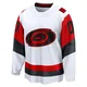 Youth Amir Miftakhov ＃35 White Carolina Hurricanes Breakaway Away 2025 Jersey