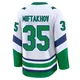 Youth Amir Miftakhov ＃35 White Carolina Hurricanes Premium Throwback Jersey