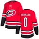 Youth Charlie Cerrato ＃0 Authentic Red Carolina Hurricanes Home Jersey