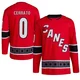 Youth Charlie Cerrato ＃0 Authentic Red Carolina Hurricanes Reverse Retro 2.0 Jersey