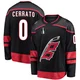 Youth Charlie Cerrato ＃0 Black Carolina Hurricanes Breakaway Alternate 2026 Stanley Cup Final Jersey