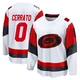 Youth Charlie Cerrato ＃0 White Carolina Hurricanes Breakaway Away 2025 Jersey