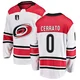 Youth Charlie Cerrato ＃0 White Carolina Hurricanes Breakaway Away 2026 Stanley Cup Final Jersey